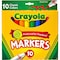 Crayola Classic Broad Line Markers, 10/ST, AST PK CYO587722 - alternate 1